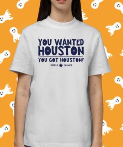 You wanted houston you got houston world champs T-Shirt