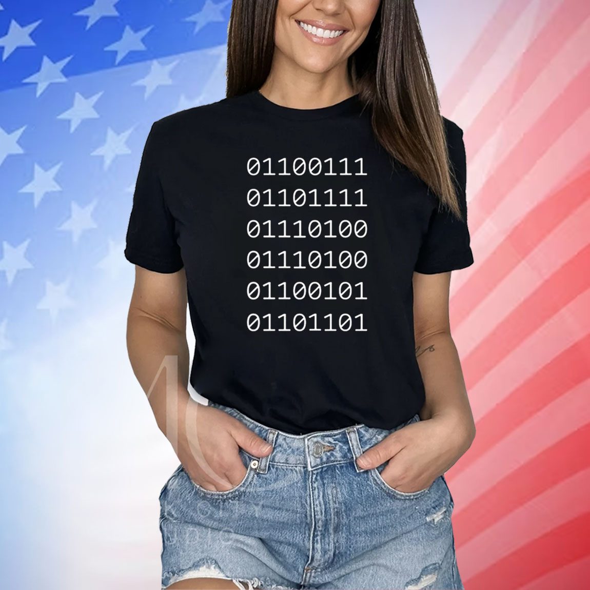 01101101 Binary Gottem Shirt