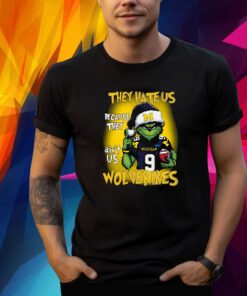 Grinch They Hate Us Because They Ain’t Us Wolverines T-Shirt