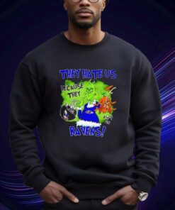 The Grinch They Hate Us Because They Ain’t Us Baltimore Ravens T-Shirt