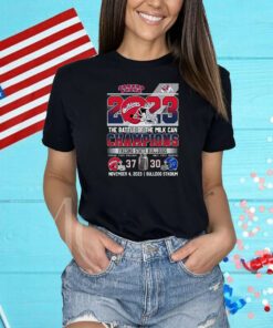 2023 The Battle Of The Milk Can Champions Fresno State Bulldogs 37 – 30 November 4, 2023 Bulldog Stadium Shirts