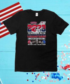 2023 The Battle Of The Milk Can Champions Fresno State Bulldogs 37 – 30 November 4, 2023 Bulldog Stadium Unisex Shirts