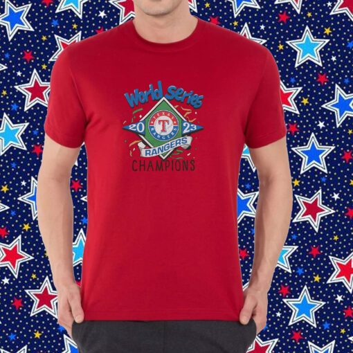 2023 World Series Champions Rangers T-Shirt