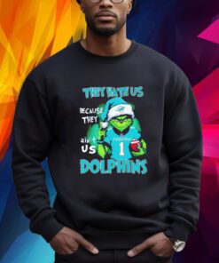 The Grinch They Hate Us Because They Ain’t Us Miami Dolphins T-Shirt