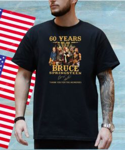 60 Years 1964 – 2024 Bruce Springsteen Thank You For The Memories T-Shirt