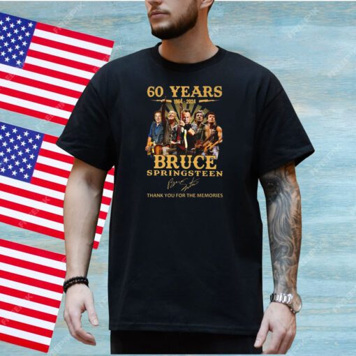 60 Years 1964 – 2024 Bruce Springsteen Thank You For The Memories T-Shirt