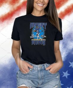 Angry Runs Ravens Gus Edwards Shirts