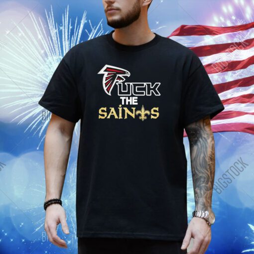 Atlanta falcons fuck the saints T-shirt