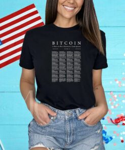 Bitcoin A Peer-To-Peer Electronic Cash System Shirt