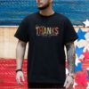 Casual Give Thanks To The Lord Printed T-Shirt