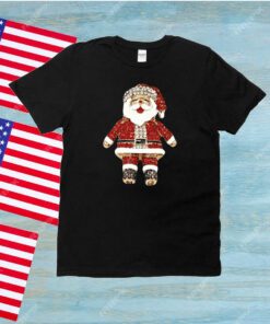 Christmas Santa Claus Print Casual Tee Shirt