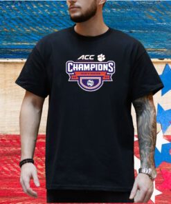 Clemson Tigers 2023 Acc Men’s Soccer Conference Tournament Champions Locker Room T-Shirt