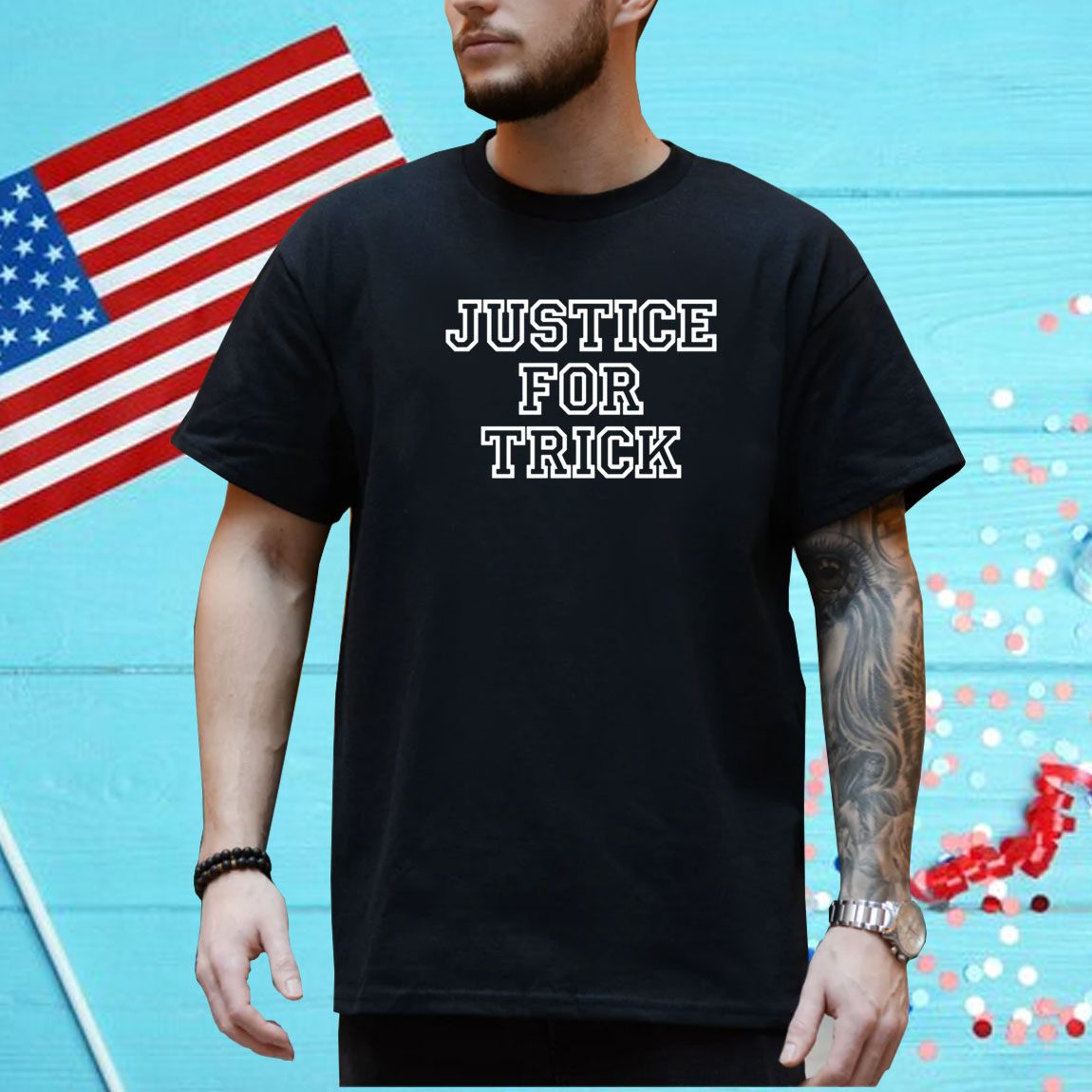 Crispywrestlin Justice For Trick T-Shirt