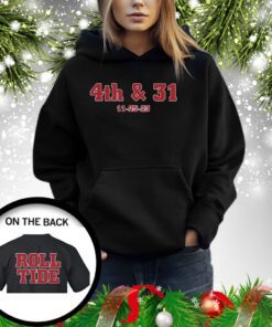 Dave Portnoy 4Th & 31 11 25 23 Roll Tide Hoodie