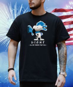 Detroit Lions I’ll Be There For You Friends Design T-Shirt