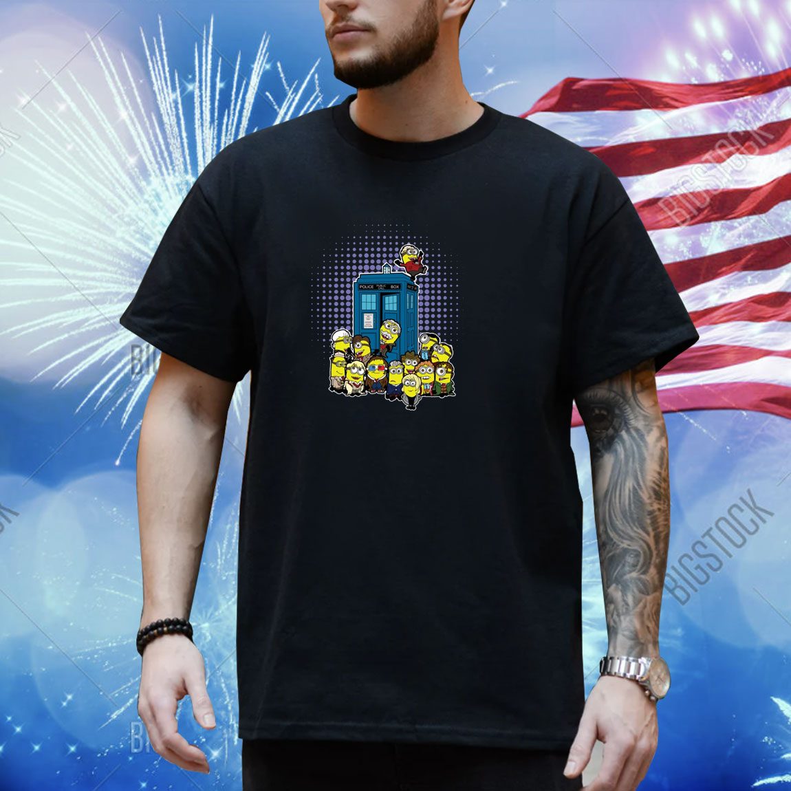 Doctor Who Minion Police Call Box Shirt