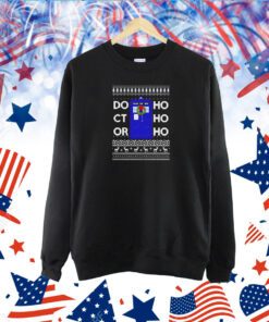 Doctor Who Tardis Ho Ho Ho Christmas Shirt