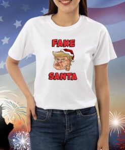 Donald Trump Santa Hat Fake Santa Christmas Shirts