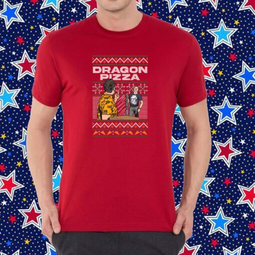 Dragon Pizza Ugly Christmas Shirt