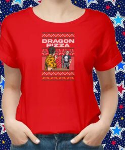 Dragon Pizza Ugly Christmas Shirts