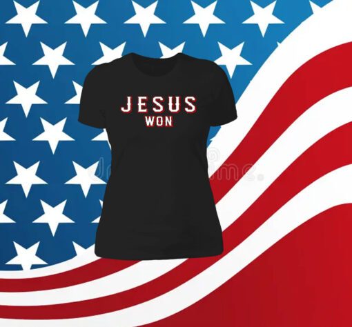 Evan Carter Jesus Won Womens T-Shirt