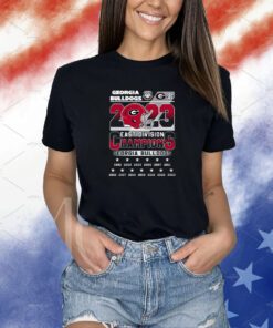 Georgia Bulldogs 2023 Sec East Champions T-Shirts