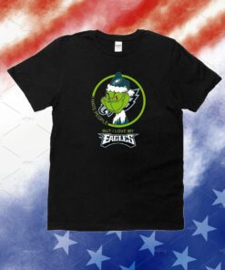 Grinch I Hate People But I Love My Eagles Unisex Shirts