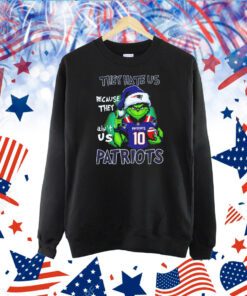 Grinch they hate us because they ain’t us England Patriots Tshirt