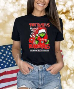 Grinch they hate us because they ain’t us Georgia Bulldogs Tshirt