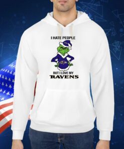 I Hate People But I Love My Ravens T-Shirt