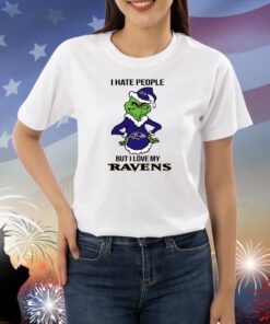 I Hate People But I Love My Ravens T-Shirts