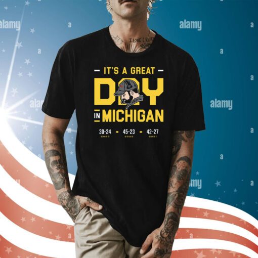 It's a Great Day in Michigan College Shirt