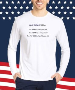 Joe Biden Has The Mind The Heart The Fat Cock TShirts