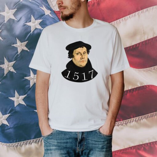 Josh Buice Wearing Martin Luther 1517 T-Shirt