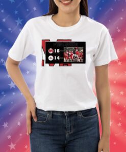 Monmouth Wins 16-14 Lake Forest 2023 Monmouth College Football Final Score Shirts