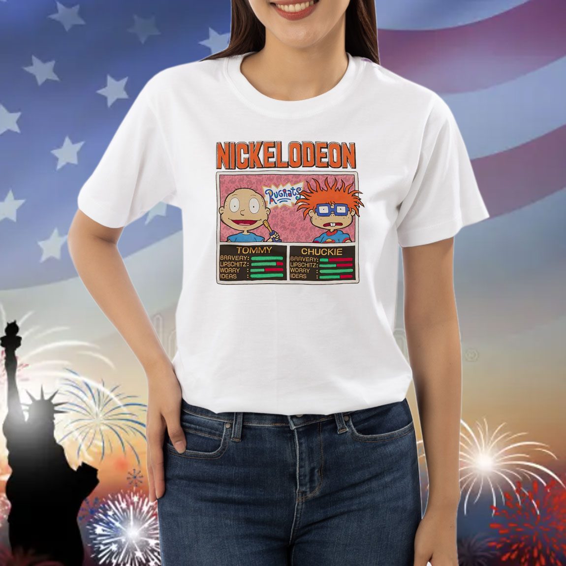 Nickelodeon Rugrats Tommy Chuckie Shirt