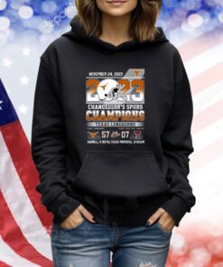 November 24, 2023 Chancellor’s Spurs Champions Texas Longhorns 57 – 07 Texas Tech Red Raiders Darrell K Royal Texas Memorial Stadium Shirts