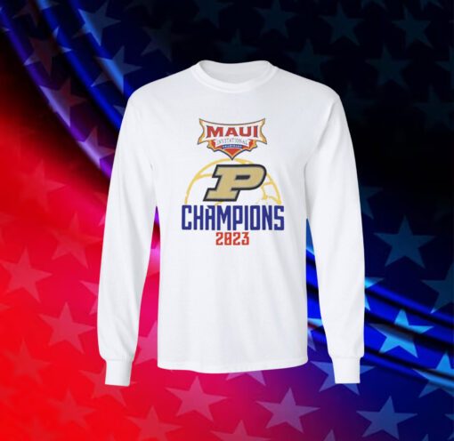 Purdue Maui Invitational Champions 2023 Long Sleeve Shirt