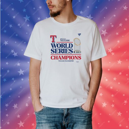 Rangers 2023 World Series Champions Locker Room T-Shirt