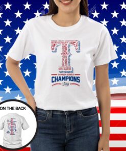 Rangers World Series Champs 2023 Texas Baseball Shirt