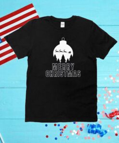 Red & White Simple Merry Christmas Unisex Shirts