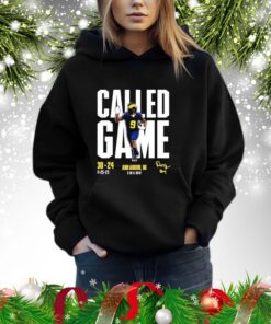 Rod Moore Called Game Michigan Signature Hoodie