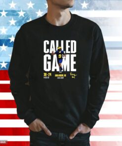 Rod Moore Called Game Michigan Signature Shirts