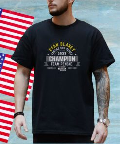 Ryan Blaney Team Penske 2023 Nascar Cup Series Champion Banner Shirt