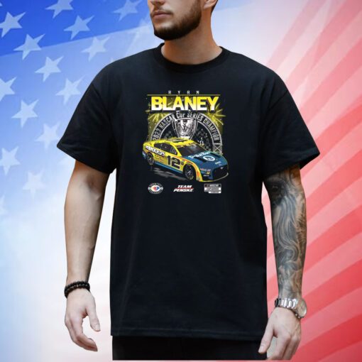 Ryan Blaney Team Penske 2023 Nascar Cup Series Champion Shirt