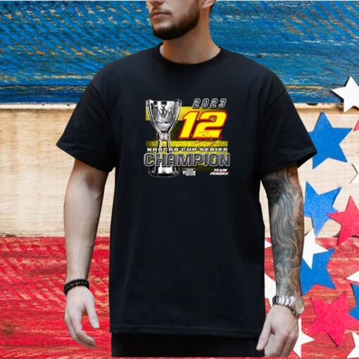 Ryan Blaney Team Penske 2023 Nascar Cup Series Champion Trophy Shirt