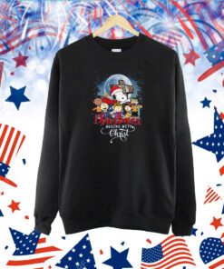 Snoopy Christmas Begins With Christ Shirts