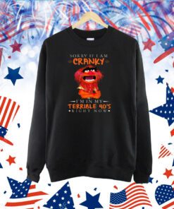 Sorry If I Am Cranky I’M In My Terrible 40’s Right Now Shirt