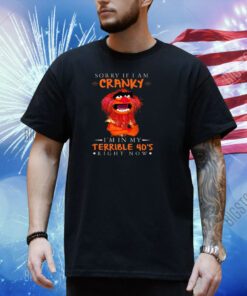 Sorry If I Am Cranky I’M In My Terrible 40’s Right Now T-Shirt