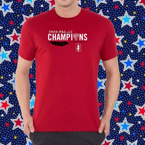 Stanford Cardinal 2023 Pac-12 Women’s Volleyball Regular Season Champions Locker Room T-Shirt